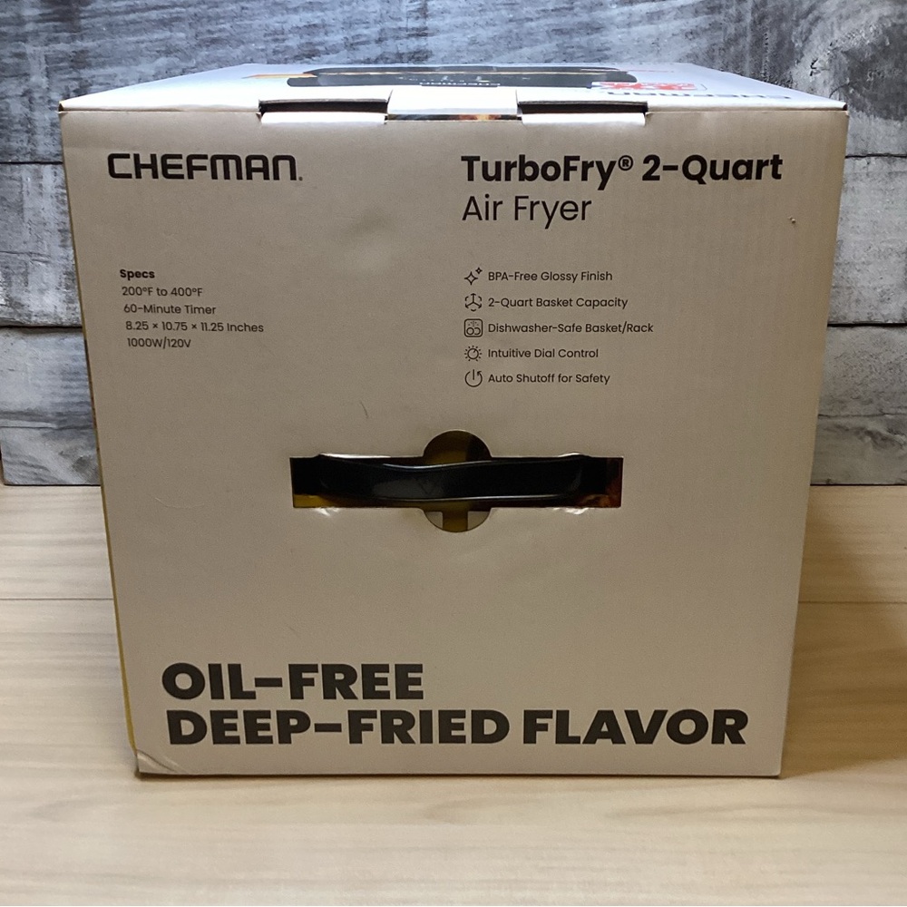 Chefman Turbo Fry Air Fryer with Adjustable Temp Control, 2 Qt Capacity - Picture 11 of 12